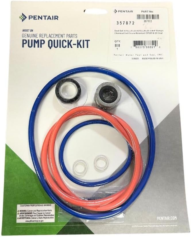 Pentair IntelliFlo3 IntelliPro3 3 HP Pump Repair Go Kit Quick - Kit, 357872 – Vita Pool Supply