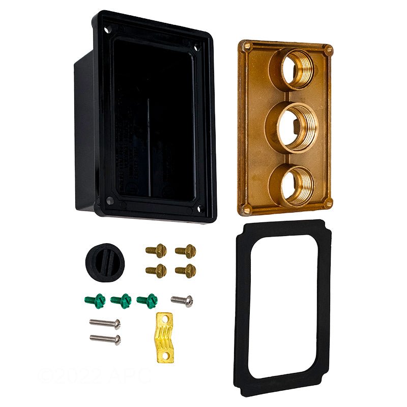 Pentair Junction Box Lexan 1" Black, 78310700 – Vita Pool Supply