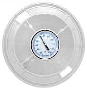 Pentair L4W 9 - 3/16 inch Round Skimmer Lid with Thermometer, White – Vita Pool Supply