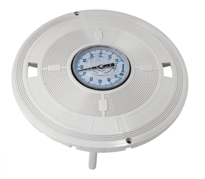 Pentair L6W White 9.25" Bermuda Skimmer Lid with Thermometer – Vita Pool Supply