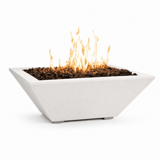 Pentair MagicFlame™ 580183 Square 32" Fire Only Bowl, 12V, White – Vita Pool Supply
