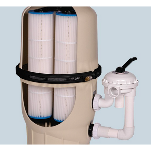 Pentair Quad D.E. Cartridge Style Pool Filter System