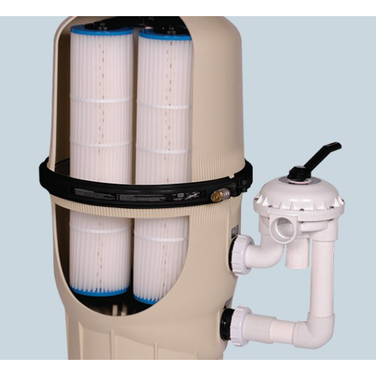 Pentair Quad D.E. Cartridge Style Pool Filter System