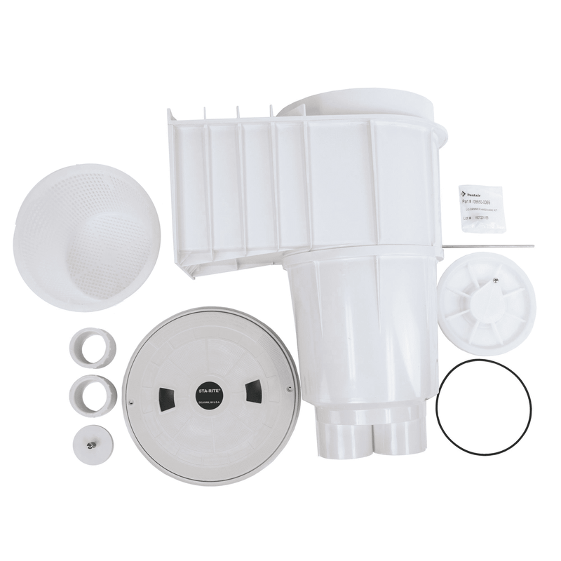 Pentair Sta - Rite 08650 - 1404 2" Slip U - 3 Skimmer, White, Incl. Float and Check Valve, Basket – Vita Pool Supply