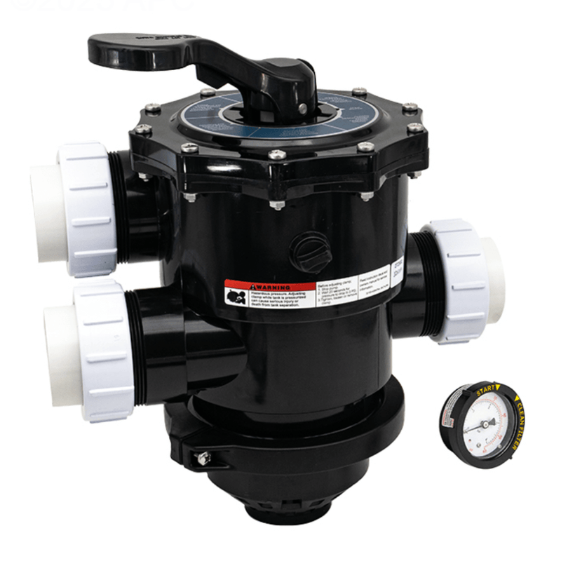 Pentair TA Tagelus 2" Top - Mount MPV Multiport Valve with Clamp, 6" Neck (262525) TA60 SD80 – Vita Pool Supply