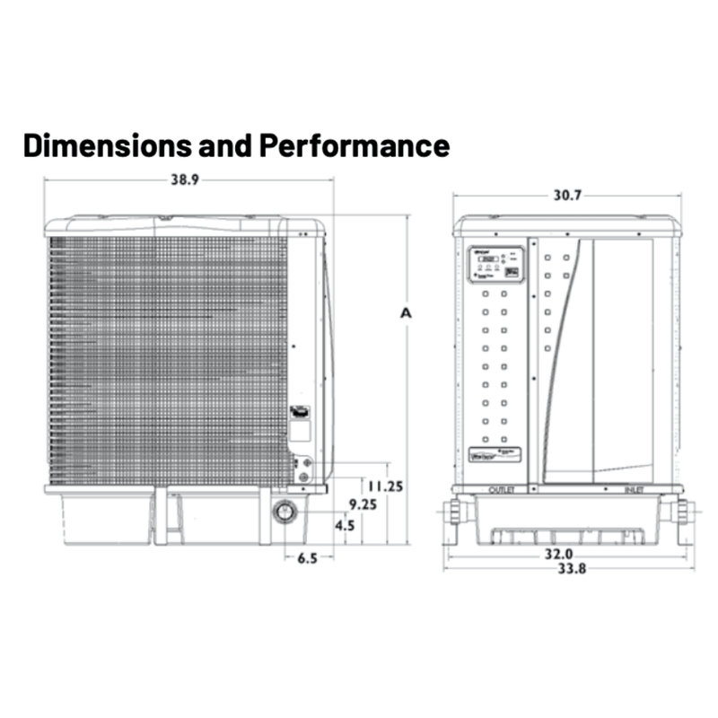 Pentair UltraTemp® Pool Heat Pump Black – Vita Pool Supply