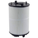 The Pentair Pool Pentair 27002-0200S Sta-Rite System 2 PLM200 Modular Media 200 sq. ft. Filter Cartridge, featuring pleated white paper and black plastic end caps, is ideal for in-ground pools and spas, seamlessly fitting System 2 Modular Media Filters as replacement filter cartridges.