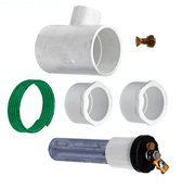 Perma - Cast TN - IL In - Line Anode Clear PVC Plumbing Kit – Vita Pool Supply