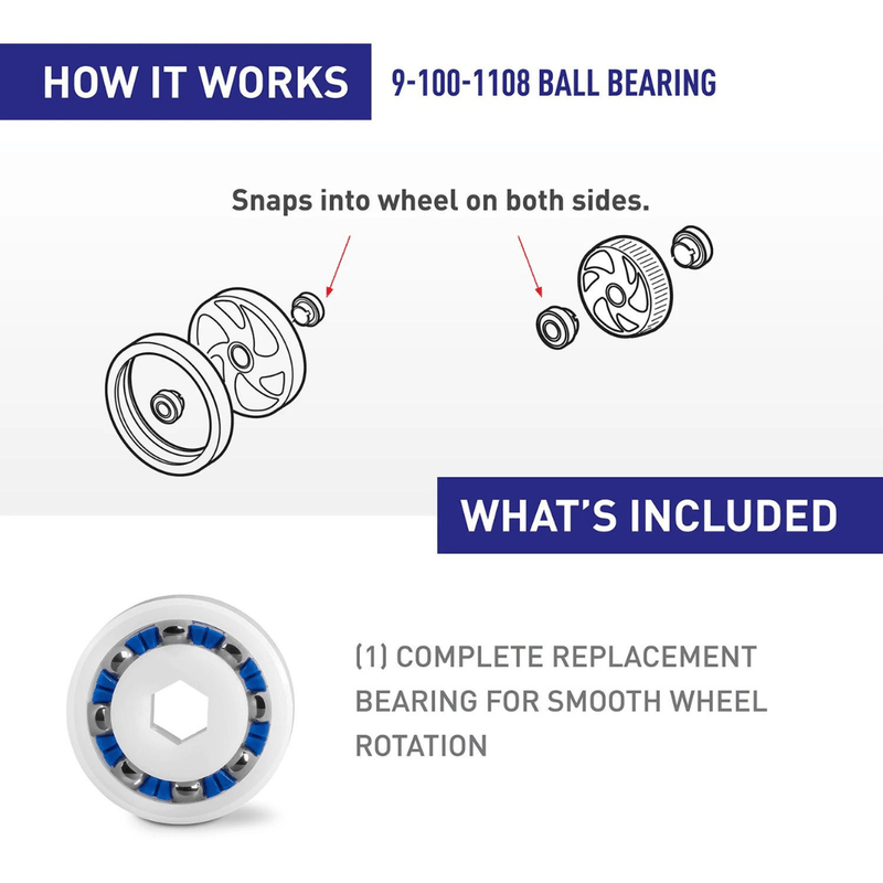 Polaris Ball Bearing 9 - 100 - 1108 – Vita Pool Supply