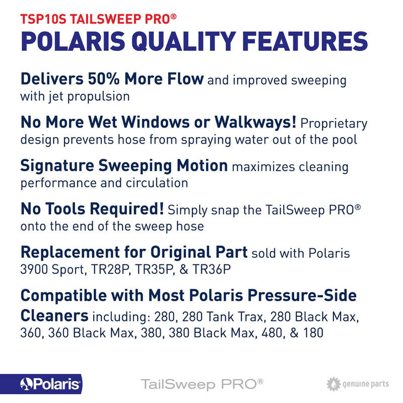 Polaris TailSweep PRO TSP10S – Vita Pool Supply