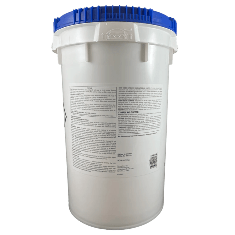 Pool Season 3" 8oz Chlorinating Tablets, Wrapped, 50 lb Bucket, HGH - 50 - 3750 – Vita Pool Supply
