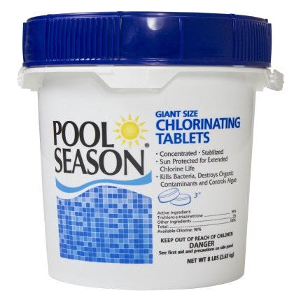 Pool Season 3" Giant Size Chlorinating Wrapped Tablets, 8 lb 47251260 – Vita Pool Supply