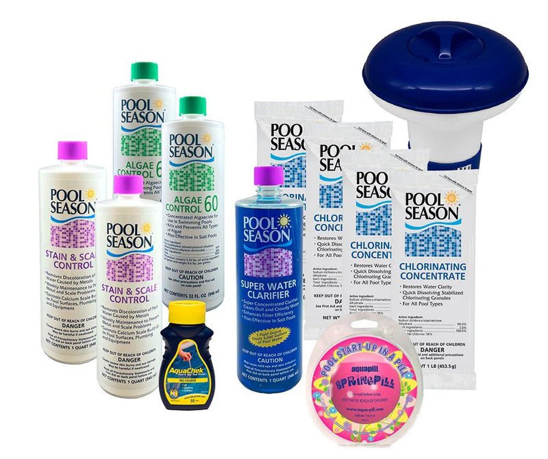 Pool Season 30K Gallon Deluxe Pool Opening Chemical Kit, HGH - 50 - 9503 – Vita Pool Supply