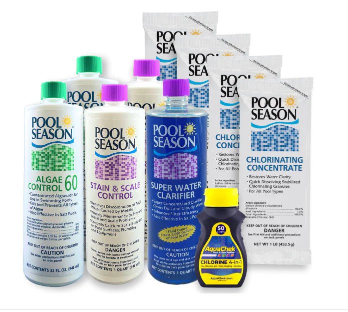 Pool Season 30K Gallon Deluxe Pool Opening Chemical Kit, HGH - 50 - 9503 – Vita Pool Supply