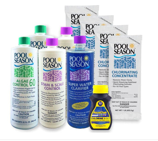 Pool Season 30K Gallon Deluxe Pool Opening Chemical Kit, HGH - 50 - 9503 – Vita Pool Supply