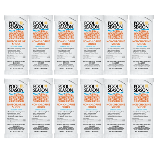 Pool Season Non - Chlorine Shock 1 lb Bag, Box of 12, HGH - 50 - 2849 – Vita Pool Supply