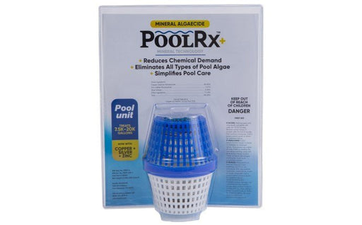 PoolRX+ 331001 Pool Unit, 7.5K–20K Gallons, Blue/White, Single — Algaecide – Vita Pool Supply