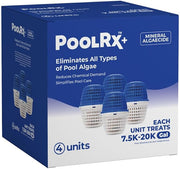 PoolRX+ 331003 Pool Unit, 7.5K–20K Gallons, Blue/White, 4 - Pack – Vita Pool Supply