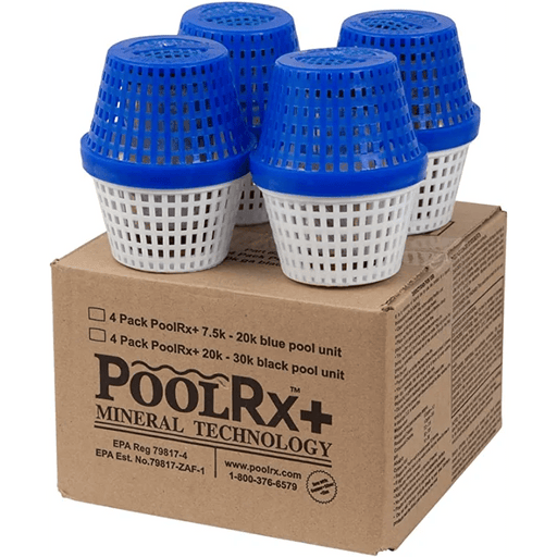 PoolRX+ 331003 Pool Unit, 7.5K–20K Gallons, Blue/White, 4 - Pack – Vita Pool Supply