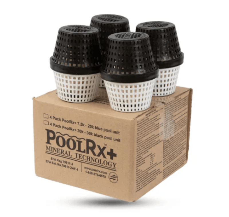 PoolRX+ 331067 Pool Unit, 20K–30K Gallons, Black/White, 4 - Pack — Algaecide for Pools – Vita Pool Supply