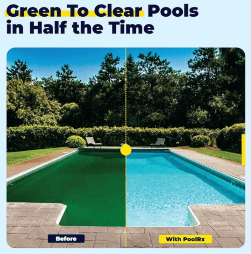 PoolRX+ 331067 Pool Unit, 20K–30K Gallons, Black/White, 4 - Pack — Algaecide for Pools – Vita Pool Supply