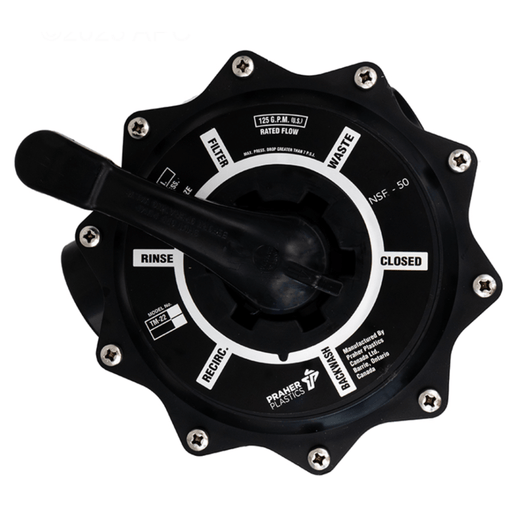 Praher TM-22-PB ABS Clamp-Down Top Mount Multiport Valve – Vita Pool Supply