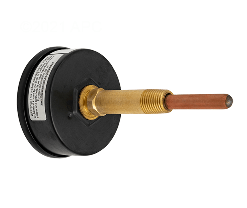 Raypak 0 - 90 PSI Temperature and Pressure Gauge 007205F – Vita Pool Supply