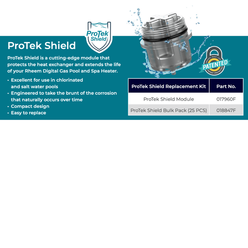 Raypak 017960F Digital Pool Heater ProTek Shield Kit – Vita Pool Supply