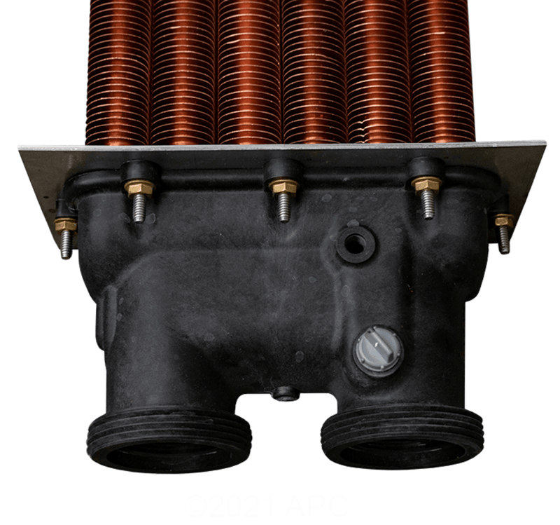 Raypak 106A Polymer Heat Exchanger Assembly Copper Tube Bundle 014869F – Vita Pool Supply