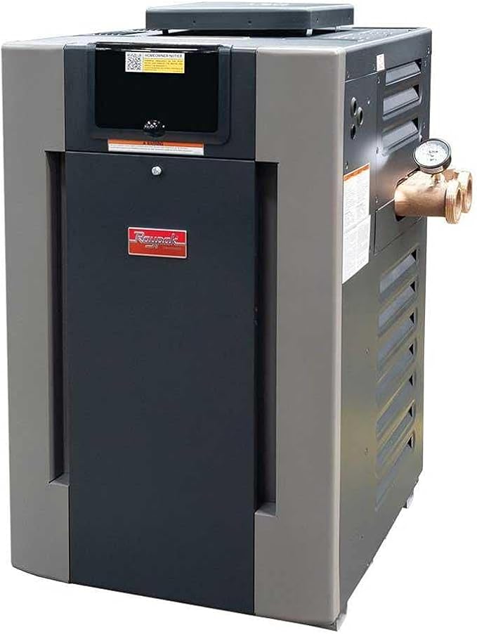 Raypak 266A ASME Digital Natural Gas Heater Bronze Headers