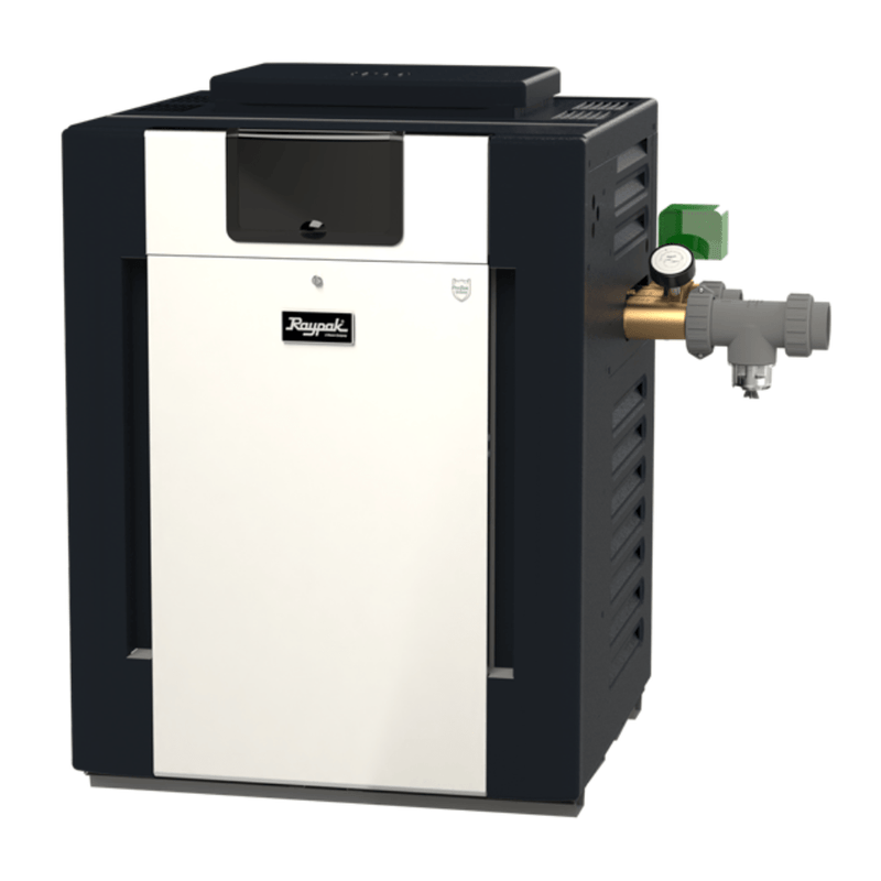 Raypak 399K BTU 408A Professional ASME Digital Gas Heater Cupro Nickel (013731, 013732) – Vita Pool Supply
