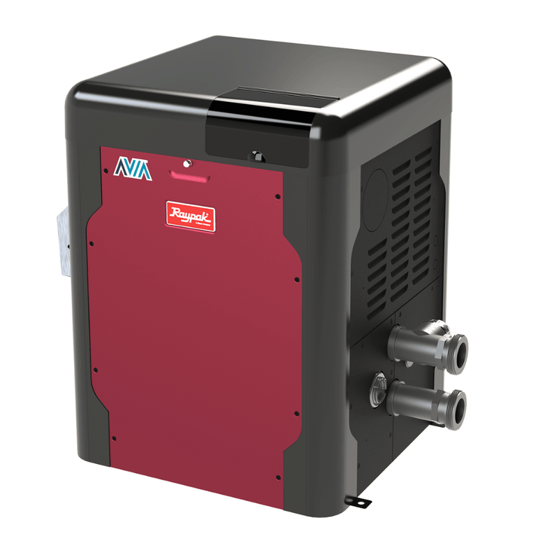 Raypak AVIA 399K BTU Natural Gas Heater – Low NOx, Wi - Fi Enabled (018033 P - R404A - EN - C) – Vita Pool Supply