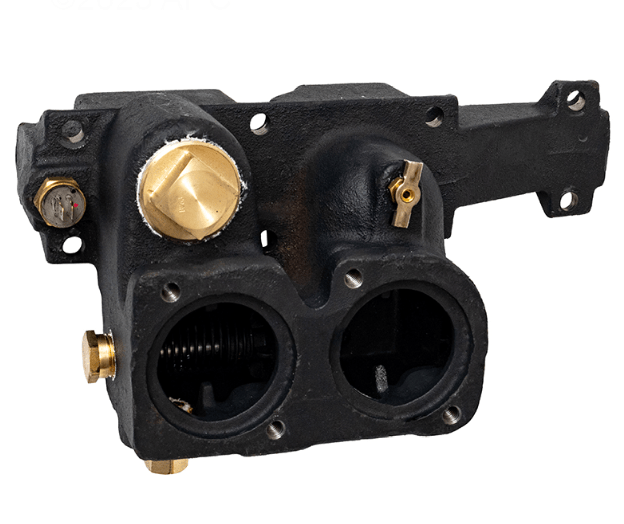 Raypak Complete Cast Iron Inlet/Outlet Header ASME 006730F — Vita Pool ...