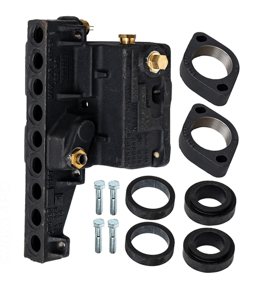 Raypak Complete Cast Iron Inlet/Outlet Header ASME 006730F – Vita Pool Supply