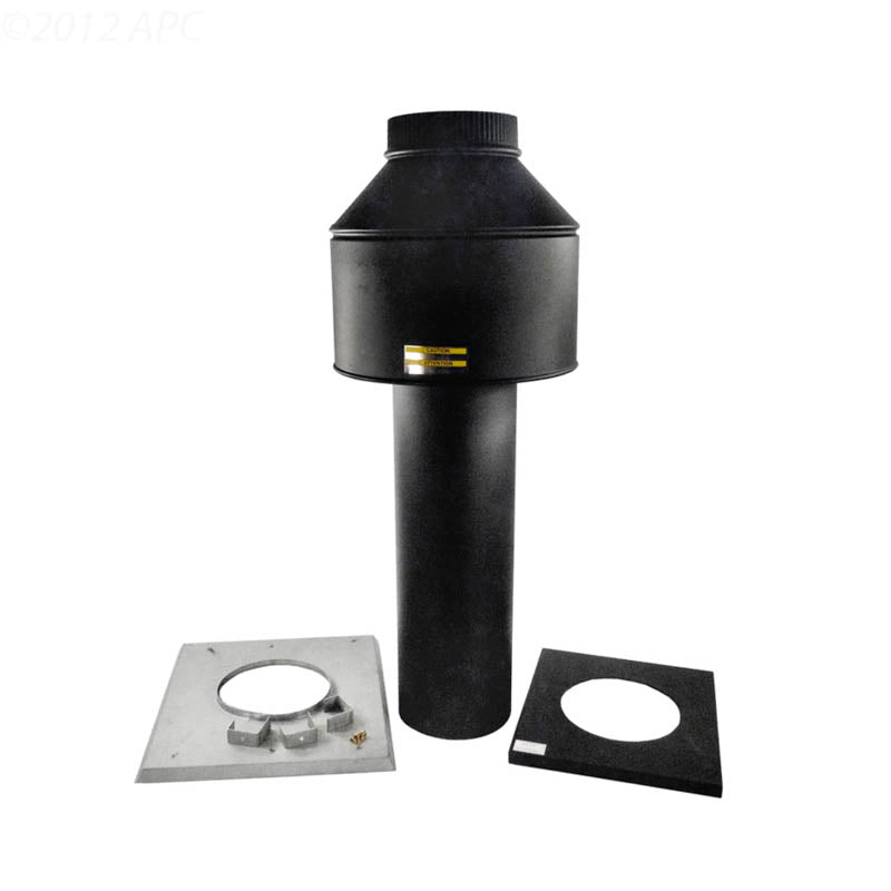 Raypak Digital 206A - 407A Outdoor Draft Hoods and Vent Stacks – Vita Pool Supply