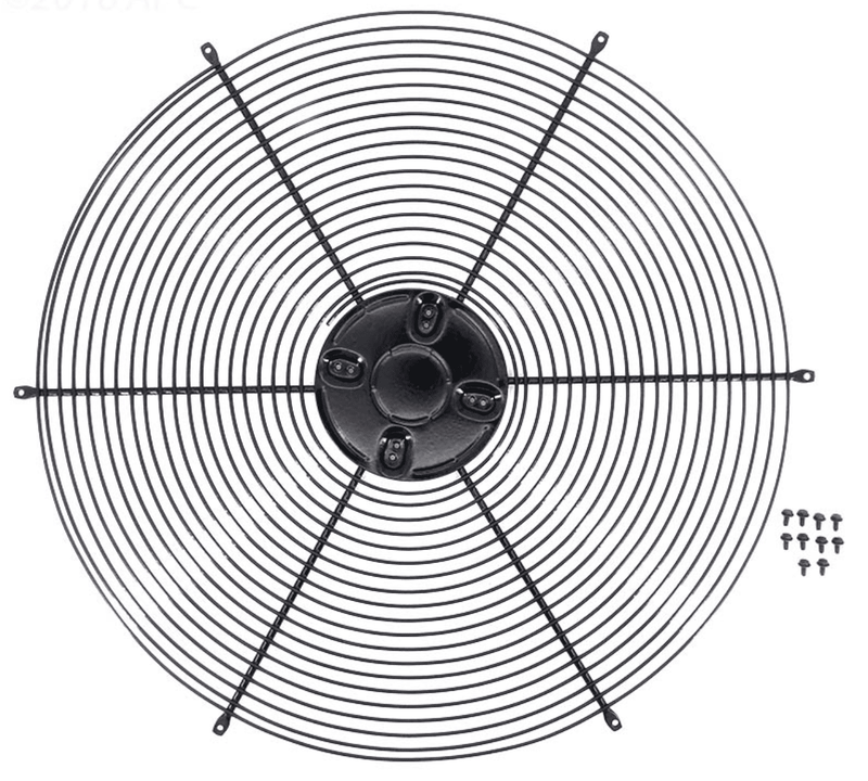 Raypak Grille Fan Guard for 5200/6200/8200 Heat Pump Heater H000040 – Vita Pool Supply