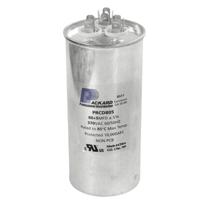 Raypak H000127 Capacitor, 3 - Phase, 80+5 MFD, 370VAC (5350/6350/6200) – Vita Pool Supply
