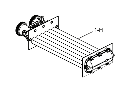 Raypak Heat Exchanger Assembly for 156A Heater 014870F – Vita Pool Supply