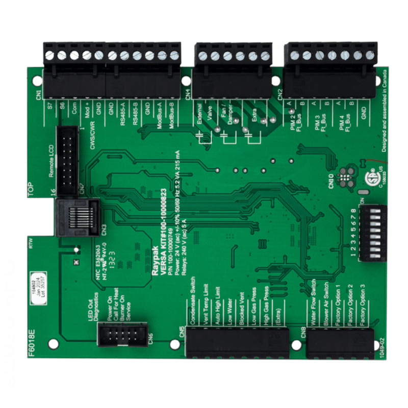 Raypak Hi Delta 100 - 10000823 Control PC Board Versa IC Kit 013935F – Vita Pool Supply