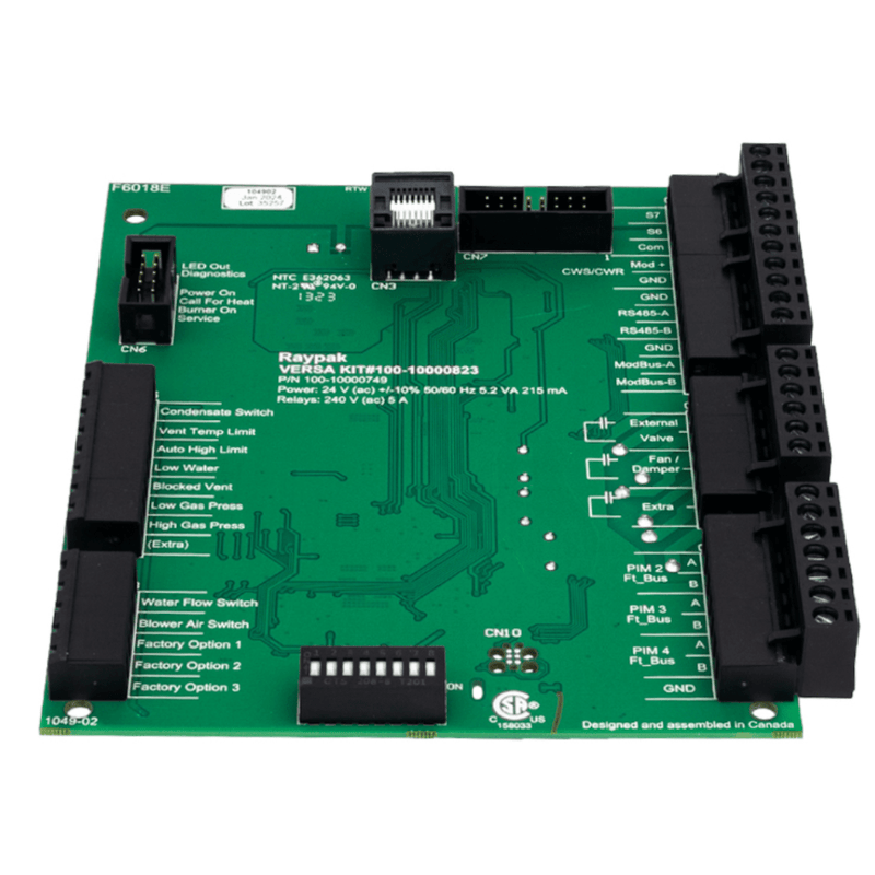 Raypak Hi Delta 100 - 10000823 Control PC Board Versa IC Kit 013935F – Vita Pool Supply