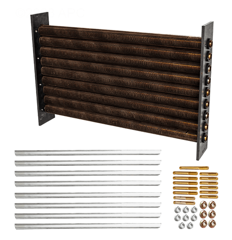 Raypak Metal Header Tube Bundle 010371F – Vita Pool Supply