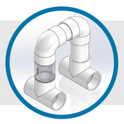 Raypak Water Bypass for Crosswind V or Weather King Heat Pump 100 - 10000816 – Vita Pool Supply
