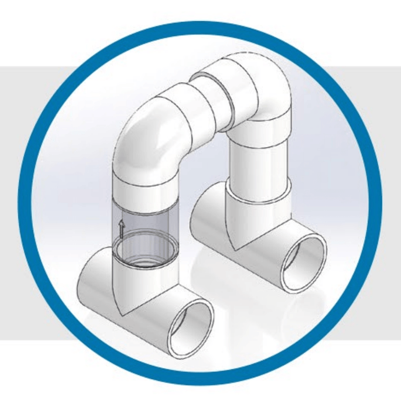 Raypak Water Bypass for Crosswind V or Weather King Heat Pump 100 - 10000816 – Vita Pool Supply