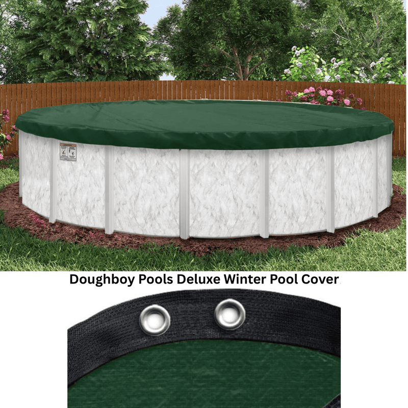 H.I.I. Doughboy River Breeze Coastal Oval Steel Above-Ground Pool