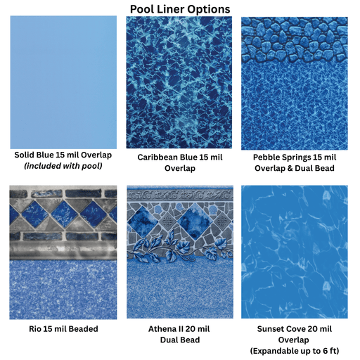 Delta Dream Oval Aluminum Above-Ground Pool Kit