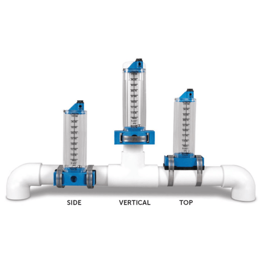 Rola - Chem 570341S Flowmeter Side Mount 1.5" Pipe Size 20 to 60 gpm – Vita Pool Supply