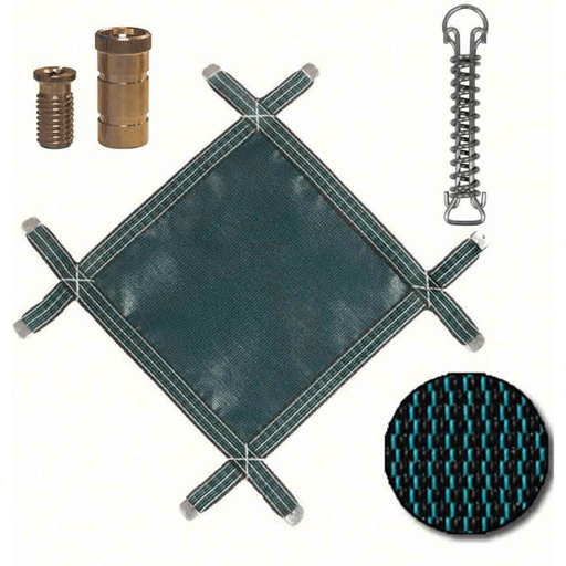 RuggedMesh™ Mesh Rectangular Safety Pool Cover – 16 x 32 Feet – Vita Pool Supply