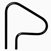 Saftron "Figure 4" 3-Bend Handrail, 30" W x 30" H