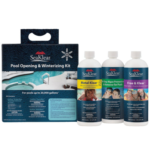 SeaKlear Opening & Winterizing Closing Kit, Up to 20K Gallons, 90243SKR – Vita Pool Supply