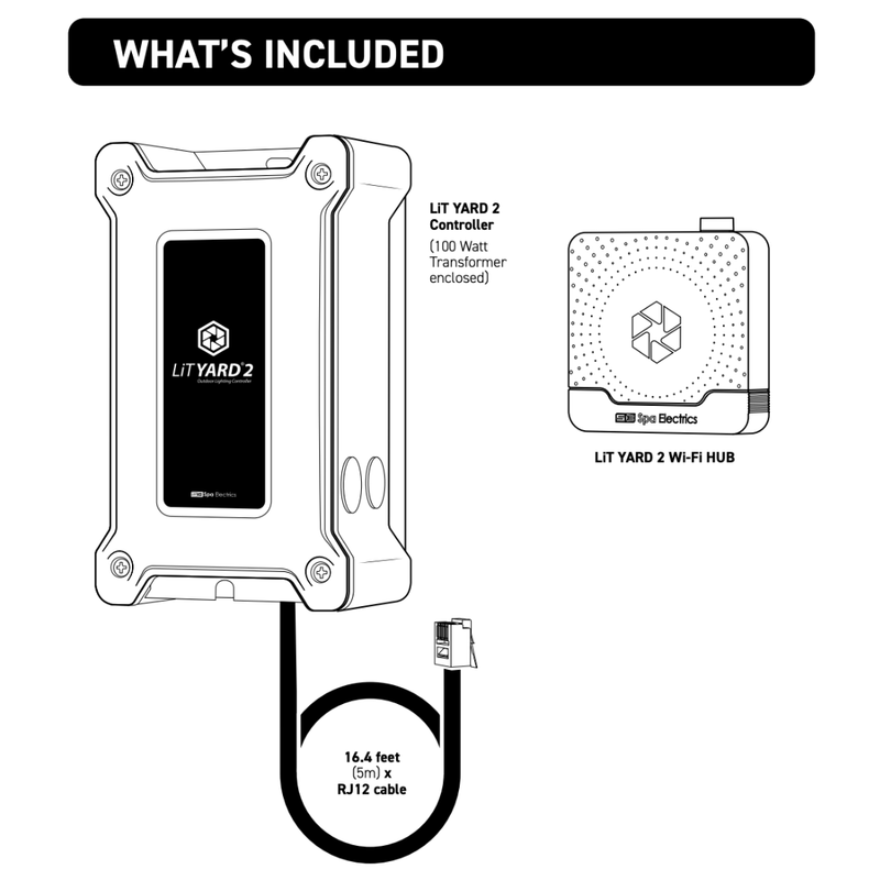 Spa Electrics LIT YARD 2 Lighting Controller – With Wi - Fi (LIT Y2X WF) – Vita Pool Supply